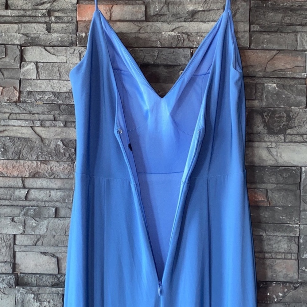 Jump Apparel Size XSmall Maxi Blue Dress for Bridesmaid or Homecoming / Prom - Picture 11 of 14